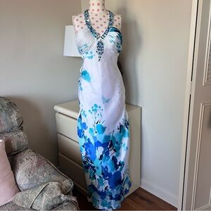 Y2K halter prom dress